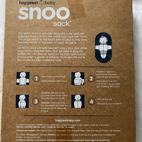 NEW (never opened) Snoo Sack swaddle (size LG) - Picture 4 of 5